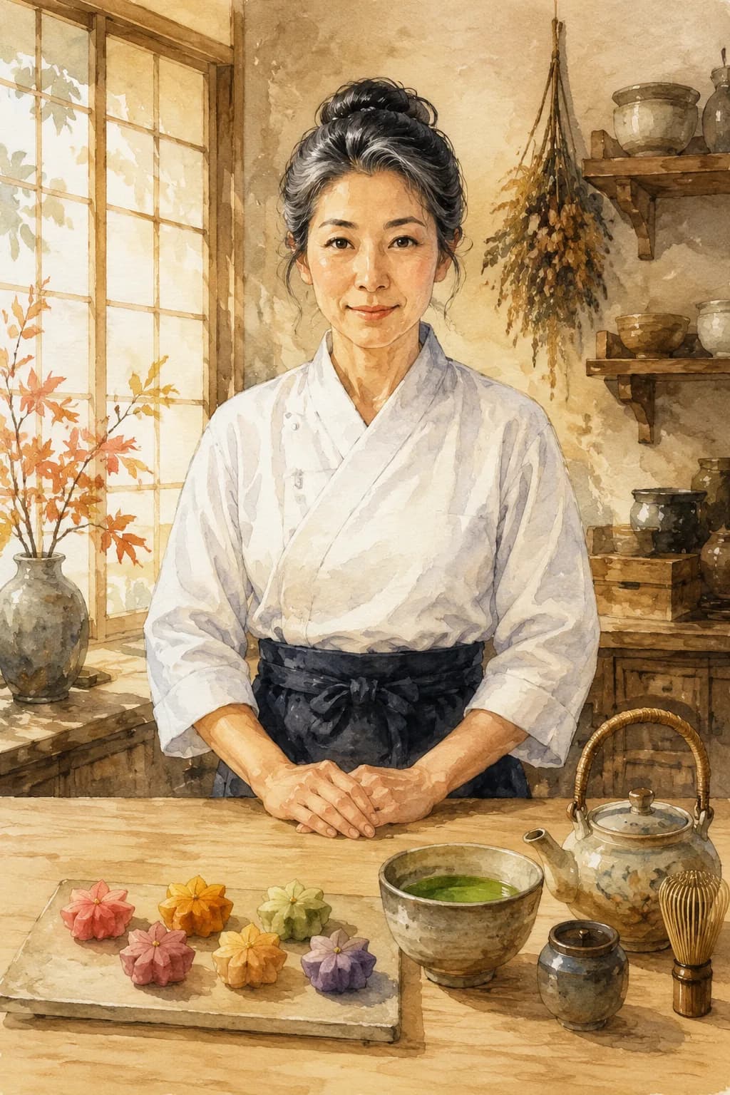 Akiko Yamamoto — watercolor portrait