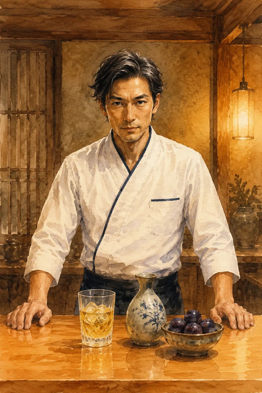 Daichi Nakamura — watercolor portrait