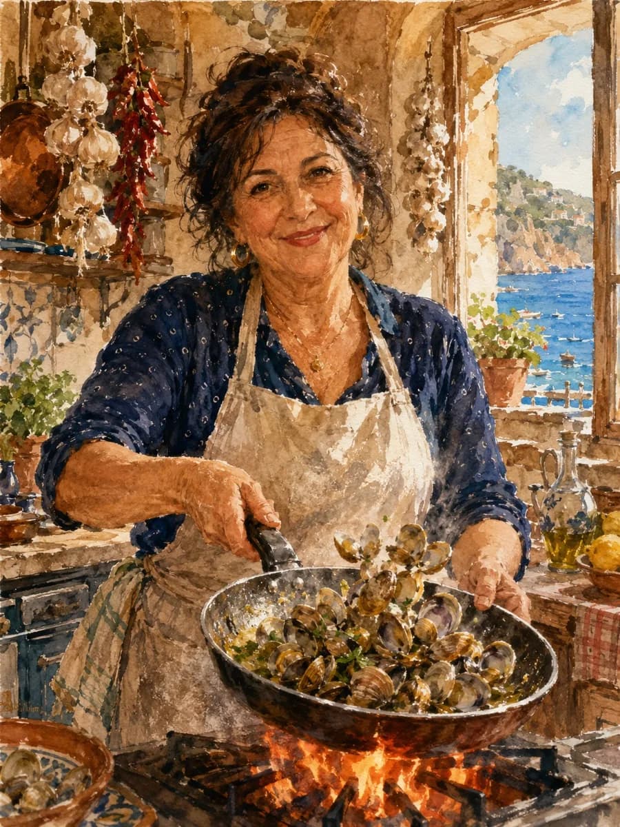 Gianna Russo — watercolor portrait