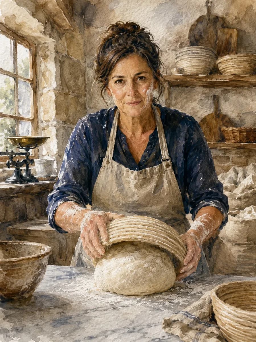 Helena Marsh — watercolor portrait