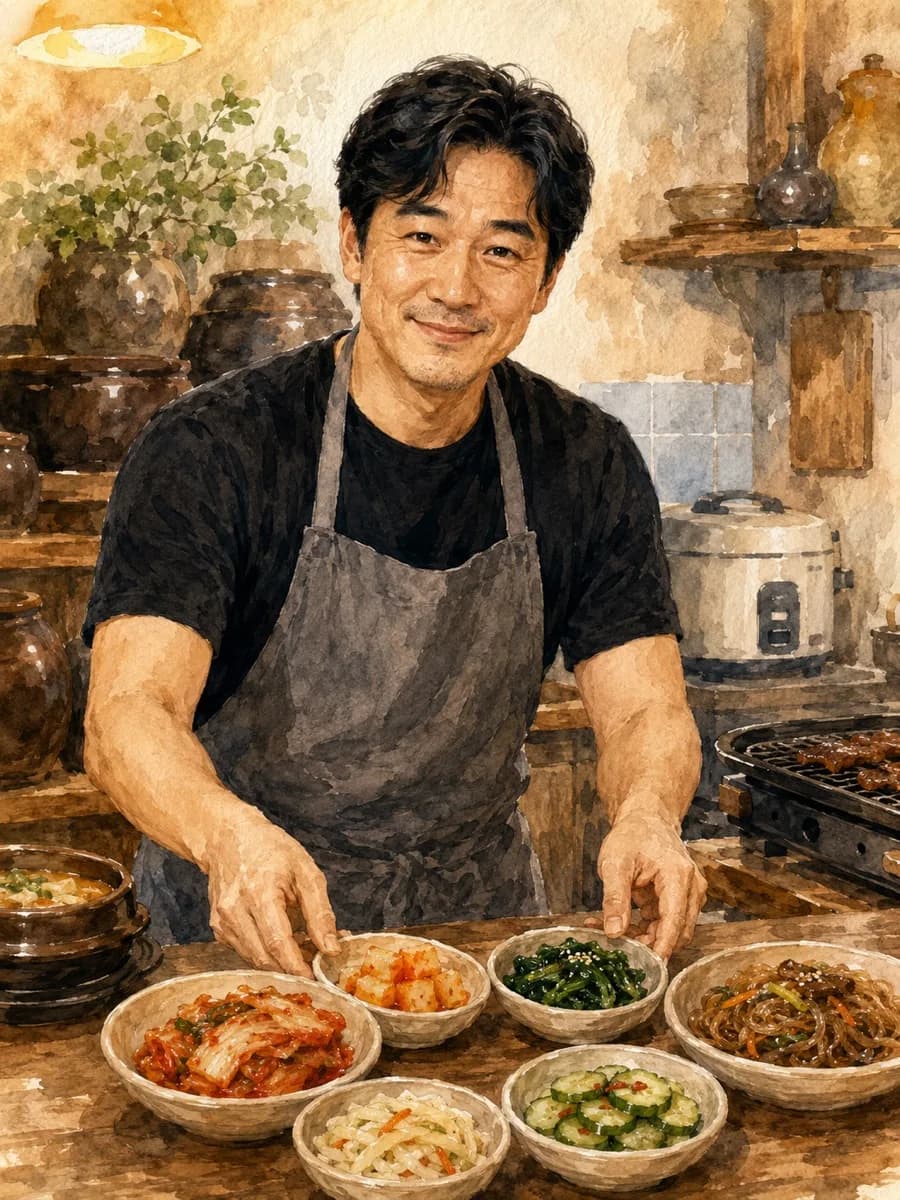 Jin-Soo Park — watercolor portrait