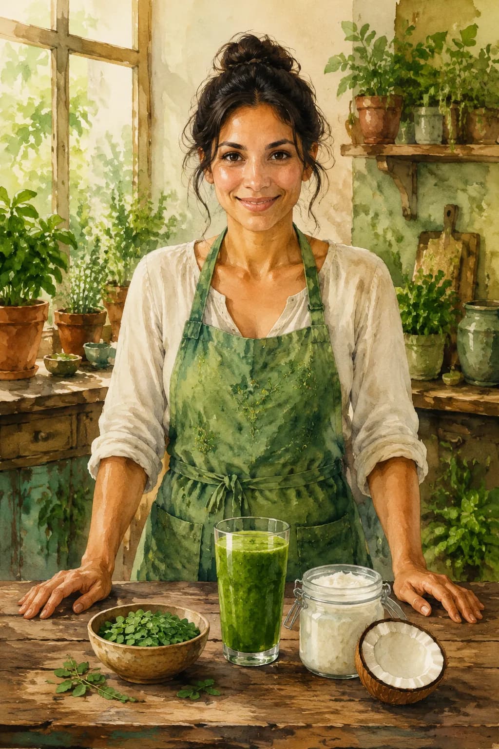 Sora Vanh — watercolor portrait
