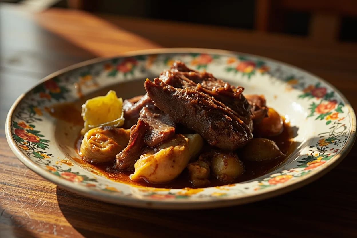 Cochinillo asado (Segovia roast suckling pig) — a signature plate from Castilian cuisine, prepared in the regional style.