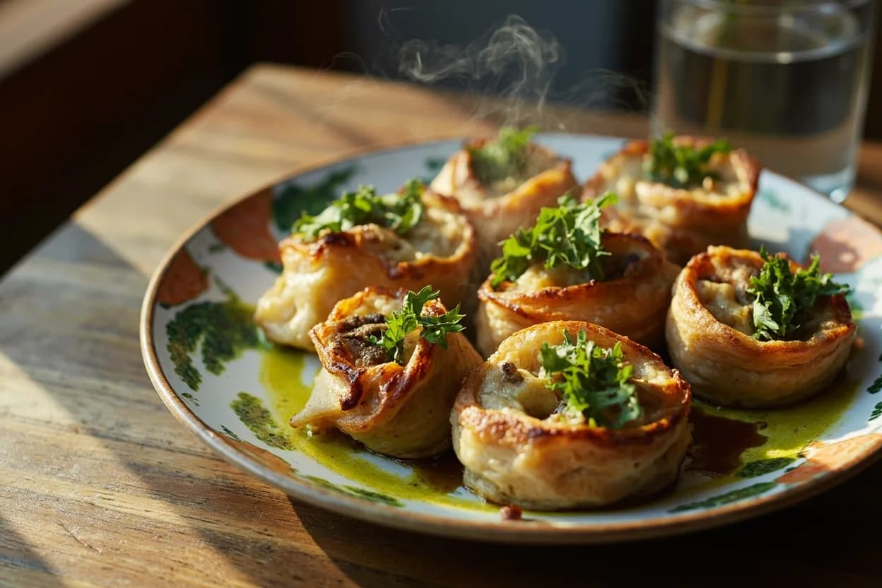kalitsounia (Cretan cheese or greens pastries) — a signature plate from Cretan cuisine, prepared in the regional style.