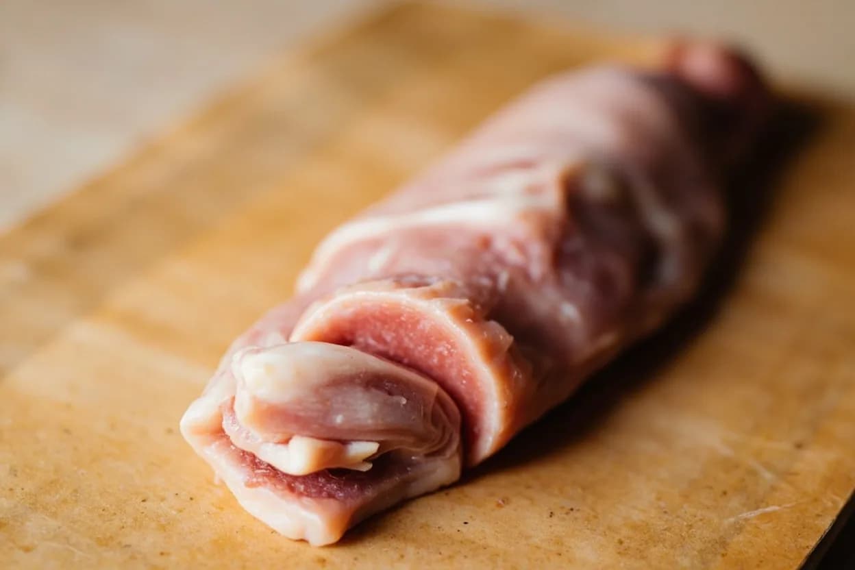 Rabbit Segmentation in its raw whole-cut form on a butcher's board — Rabbit segmentation divides a whole dressed rabbit (1. Identifying traits: The hind legs are the showpiece cuts — large, meaty, and ideal for braising or confit, The saddle (râble) is the premium fast-cook cut: thin, tender, and prone to drying in seconds of overcooking, The forelegs are bony and often braised whole or picked for rillettes.