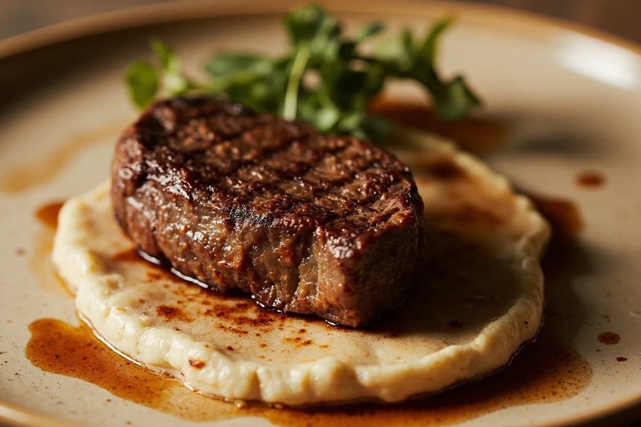 Dry-Aged Beef Crust Trim Threshold in practice — Dry-aged porterhouse steak. A dry-ager trimming too conservatively carries oxidized crust flavor into steakhouse product; trimming too aggressively destroys the economic case for aging.