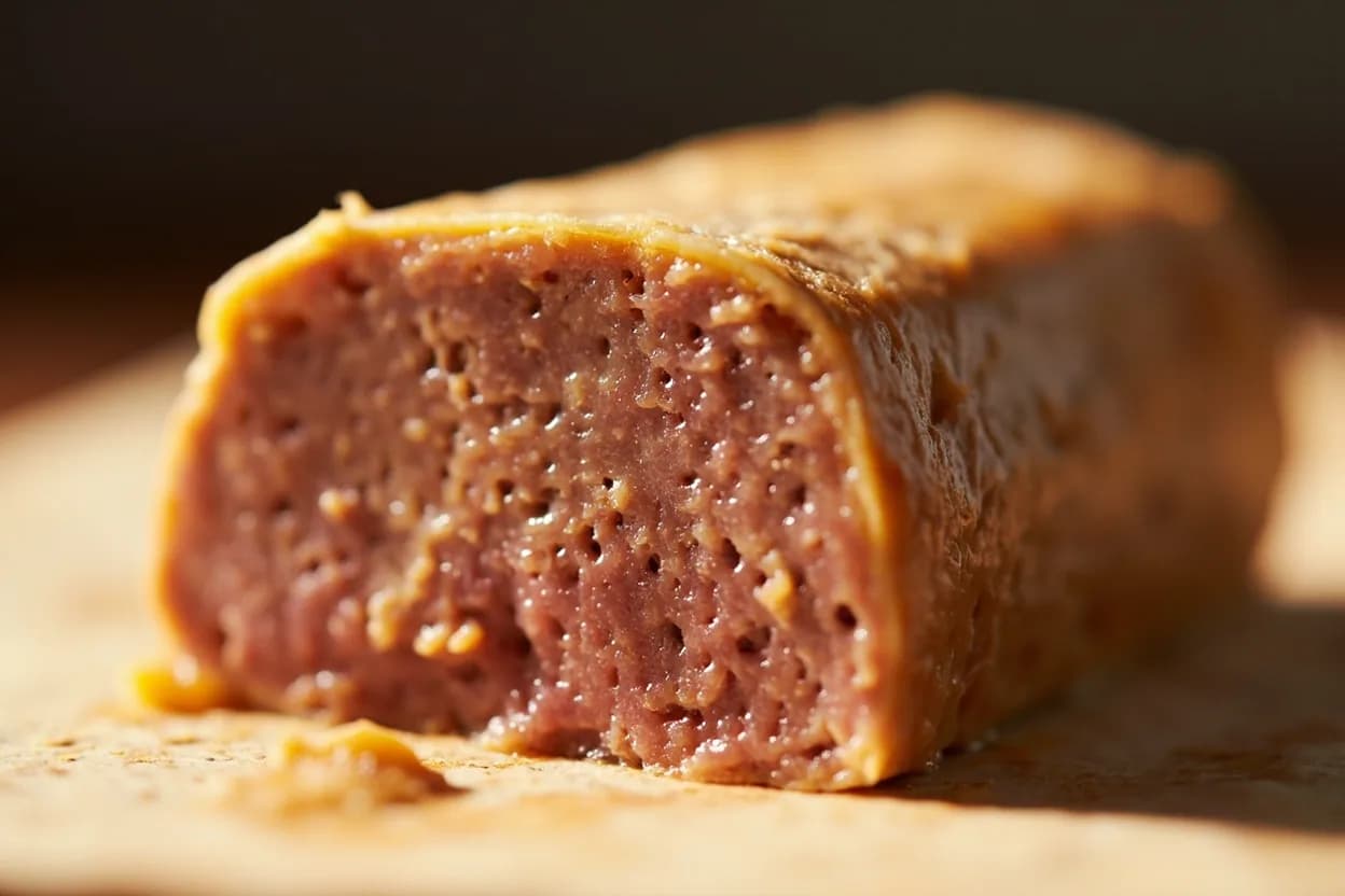 Pâté & Terrine Internal Set Temperature at 68–72°C (155–162°F) internal. As the core of the terrine climbs through 60°C, myosin begins to denature and the forcemeat starts to firm. Visual cues: A metal skewer inserted into the centre for 10 seconds feels distinctly warm (not cool or cold) when touched to the inner wrist, The terrine has pulled slightly away from the sides of the mould and the surface is set, not jiggly at the centre, Juices running from a poked surface should be pale pink at most — not red or bloody.