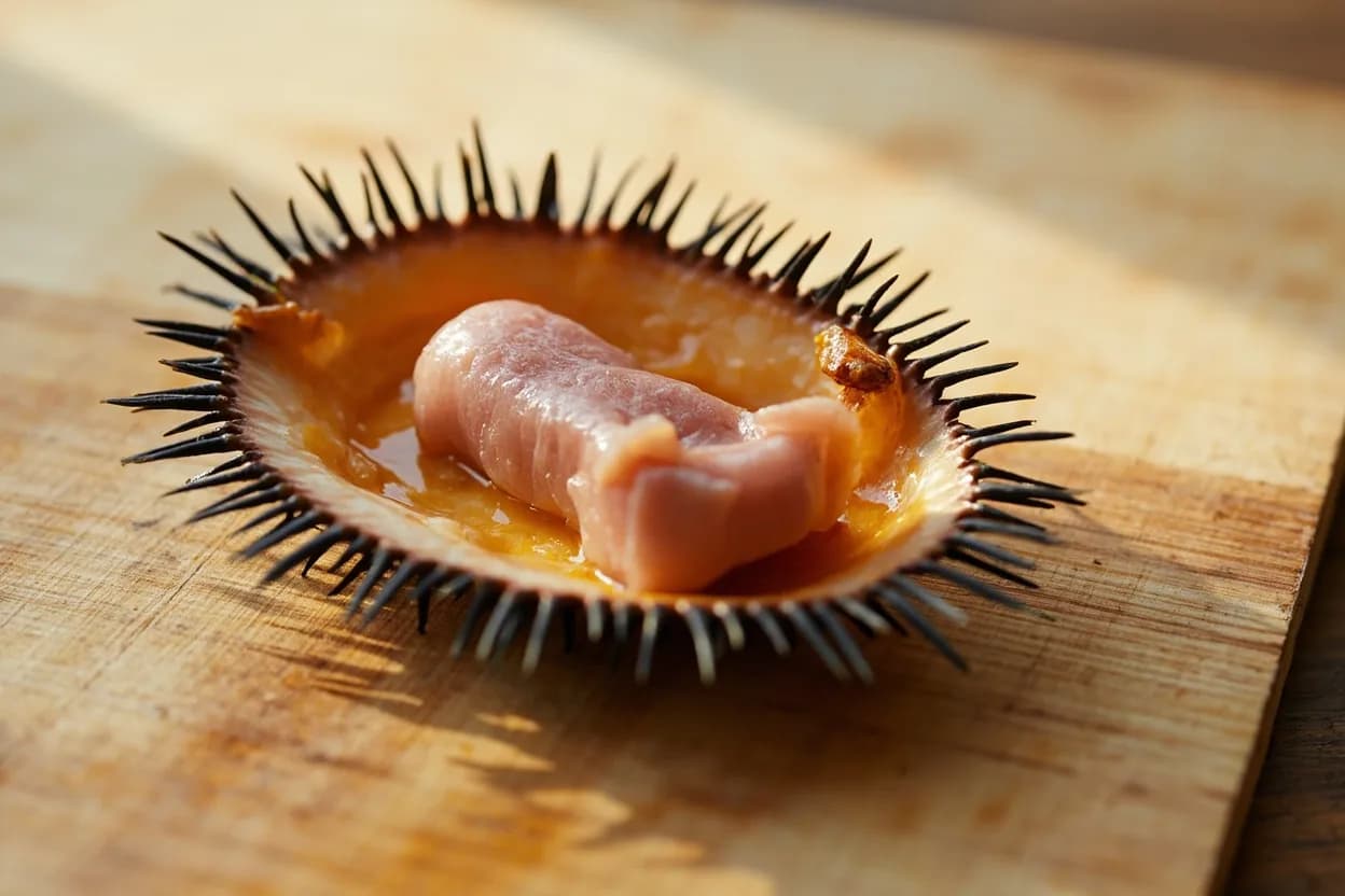 Sea Urchin (Uni) Opening & Cleaning