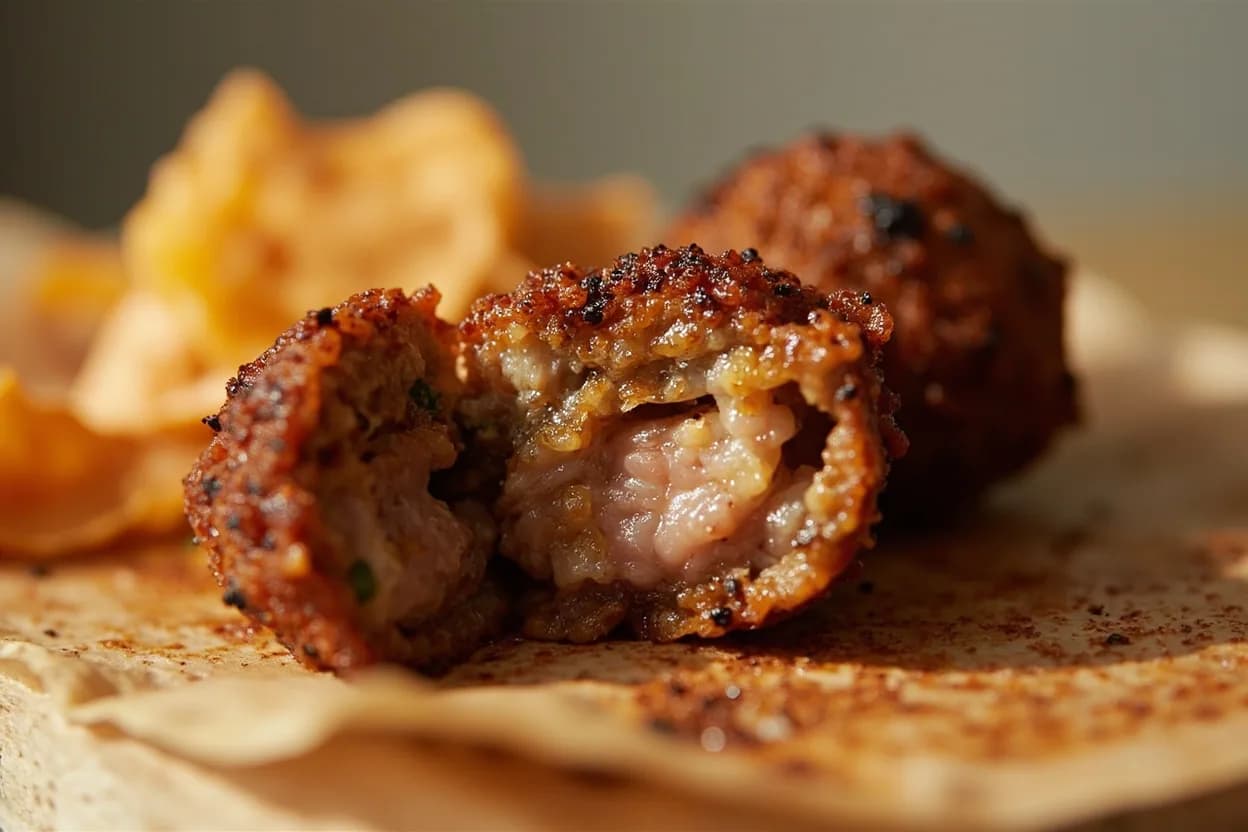 Kofta: Cooked-Through Internal Check