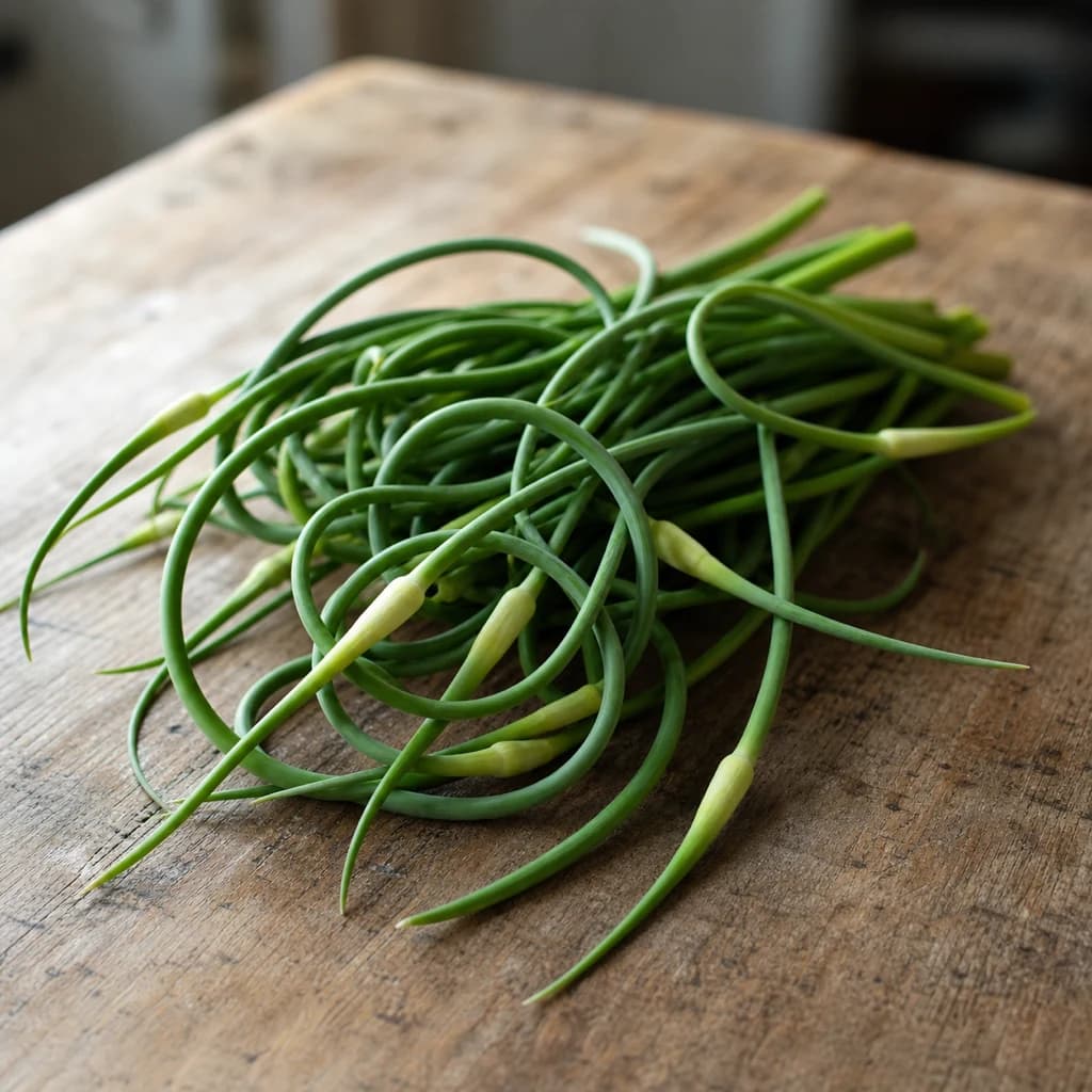 Garlic Scape — Natural form