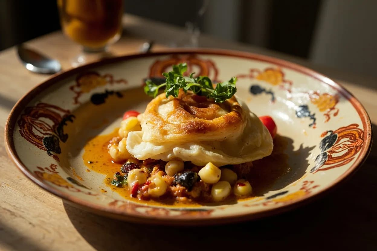 tiropita (cheese pie in phyllo) — a signature plate from Greek Island Dairy Tradition cuisine, prepared in the regional style.