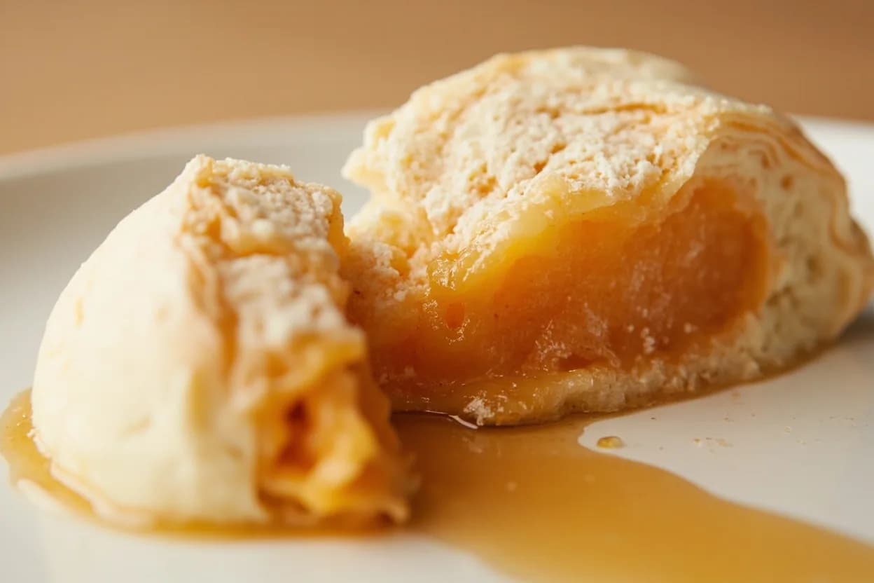 Italian Meringue Syrup Temperature at 121°C / 250°F. At 121°C, the sugar syrup has lost enough water (now roughly 87% sucrose by weight) to be in the hard ball stage — if dropped in cold water it forms a hard, pliable ball. Visual cues: Syrup boiling at a rapid roll with large, slow bubbles (not frantic small bubbles of earlier stages), A thin stream of syrup dropped into ice water forms a hard, pliable ball that holds its shape, Syrup appears clear to very faintly golden with no color — any brown tint means caramelization has begun and the batch should be discarded.