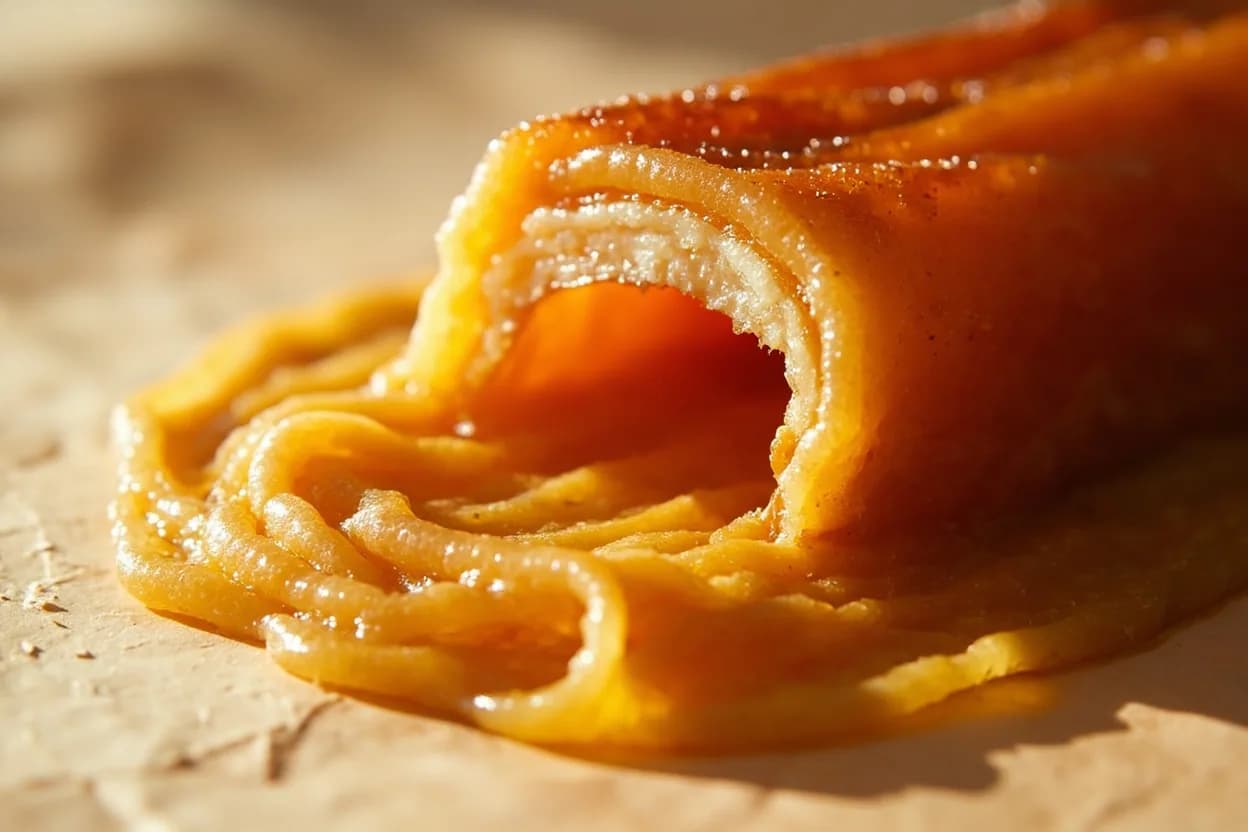 Pulled & Blown Sugar Temperature at 65–70°C (149–158°F) working temperature. The cooked sugar exists in a supersaturated amorphous glassy state — not crystalline, because glucose and acid inhibit nucleation. Visual cues: Texture: warm, pliable, slightly tacky; yields to pressure without cracking or tearing, Appearance: as it is pulled, a satiny, silk-like sheen develops across the surface, Sound: silent stretching with no crackling; any cracking sound indicates the sugar is too cool.