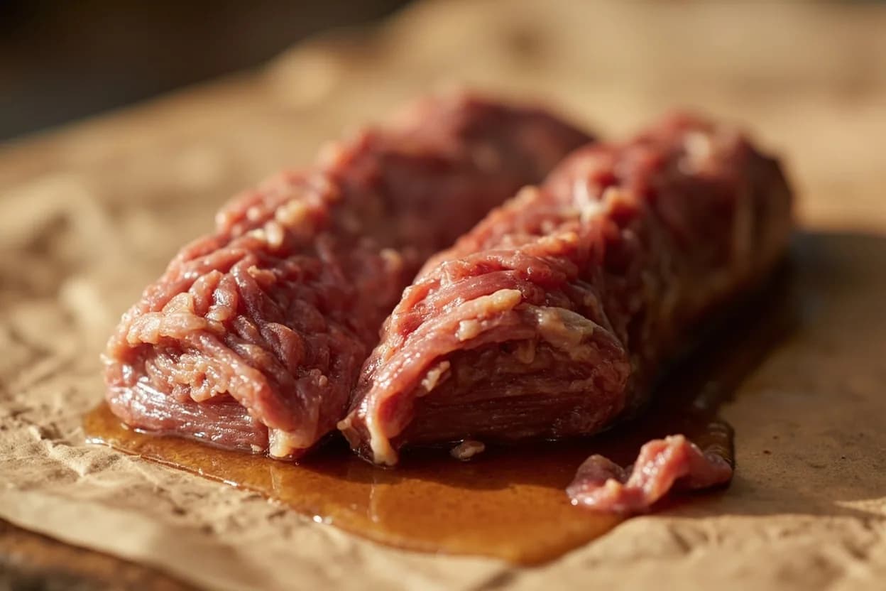 Rillettes Render & Hold Temperature at 80–90°C (176–194°F). Below 80°C collagen conversion stalls and fat renders too slowly, leaving meat tough and greasy. Visual cues: Fat is barely trembling — occasional slow bubble, never a rolling simmer, Meat pulls apart easily when probed with tongs after 3 hours, Juices running from the meat are completely clear, not pink or red.