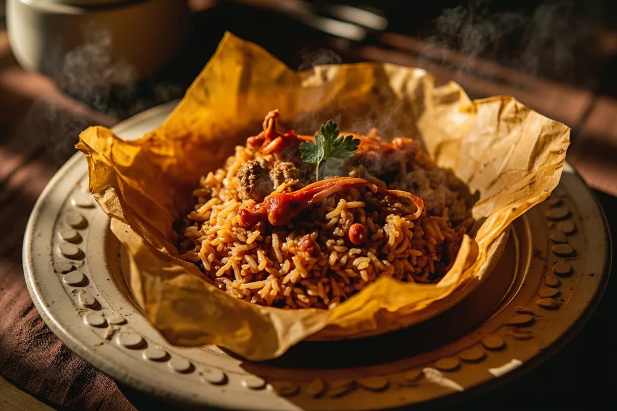 Benachin (Senegambian Jollof Rice)